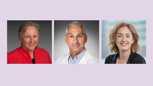 Headshots of Dr. Sue Bornstein, Dr. Daniel D. Guzman, and Dr. Emmy Betz